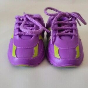 Purple Green Tennis Shoes Jogger for 18" Girl Dolls